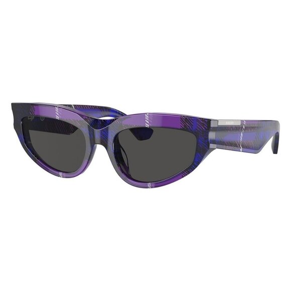 New Authentic  BURBERRY Blue Cat Eye BE4425U 4113/87 Sunglasses Women - Picture 1 of 6